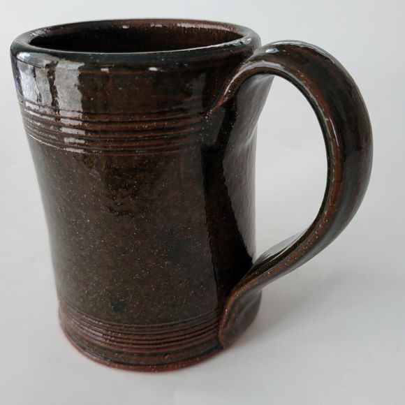 Vintage Rockdale Union Stoneware Glazed Mug RUS Elisabeth Goessling Red Clay - Picture 4 of 8